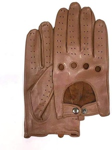 NUEVOS Guantes de Conducción GEO BROTHERS Unisex con Pantalla Táctil, de Cuero sin Forro, de Dedo Completo, Ligeros, Resistentes al Viento, Antideslizantes y con Protección en la Palma - Product Image 5