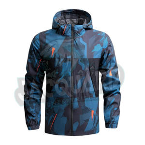 Veste coupe-vent de style streetwear, légère, coupe-vent, avec capuche, pour un usage quotidien et les sports - Product Image 4