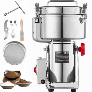 Tritacarne Elettrico Commerciale ad Alta Velocità 3400W, Polverizzatore di Spezie in Acciaio Inox 2000g - Product Image 1