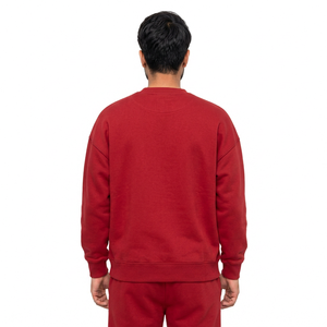 Sweat-shirt unisexe sur mesure en gros, coupe ample avec épaules tombantes et molleton épais, pour les marques américaines - Product Image 6