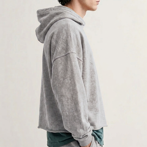 เสื้อฮู้ดดี้คุณภาพสูง ผ้าฝ้าย 100% แบบสั่งทำพิเศษ ทรงโอเวอร์ไซส์ ใส่ได้ทั้งชายและหญิง พิมพ์ลายตามต้องการ เนื้อผ้าถักทอระบายอากาศได้ดี เหมาะสำหรับฤดูหนาว เสื้อฮู้ดดี้ผู้ชาย - Product Image 5