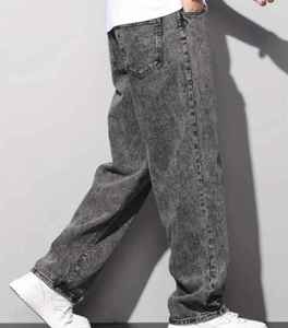 Pantalones Vaqueros Negros Holgados con Logotipo Personalizado, Diseño Original, Nuevo Lanzamiento, Pantalones Vaqueros Holgados para Chicos Grandes, Estilo Polar Skate - Product Image 5