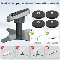 Kit de montage magnétique portable Starlink Gen3 pour toit, support mini-aimants pour internet satellite Starlink V3 pour VR