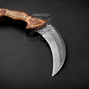 Vente flash, prix bas, couteaux karambit en acier, service OEM, couteaux karambit - Product Image 6