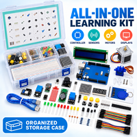 Kit de démarrage RFID ATmega328P R3 en stock, moteur pas à pas, servo, écran LCD 1602, capteur, platine d'expérimentation, ensemble de développement électronique