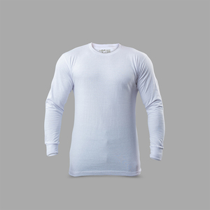 <b>Men</b> Winter <b>Thermal</b> Breathable Eco-Friendly Quick Dry Casual Collarless Knitted Solid Base Layer Long Sleeve Stretch <b>Inner</b> <b>Wear</b> - Product Image 5