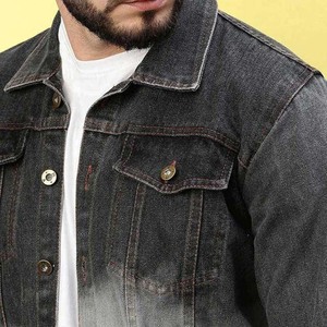 Wholesale Best Selling <b>Men's</b> Clothing Jackets High Street Style <b>Cheap</b> Price Casual Wear Denim Fabric Fully Customized <b>Men</b> Jacket - Product Image 5