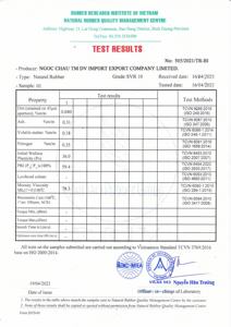 Vietnam SVR10 Natural Rubber <b>Material</b> High Quality Ngoc Chau Brand 33.33kg Bale <b>Packaging</b> High Impact Resistance Low Temp High - Product Image 3