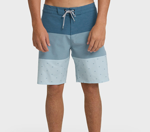 Custom Casual Solid Front Logo Sublimation Transfer Print Surf <b>Shorts</b> for <b>Men</b> Quick Dry Worsted Drawstring Closure Wholesale - Product Image 1