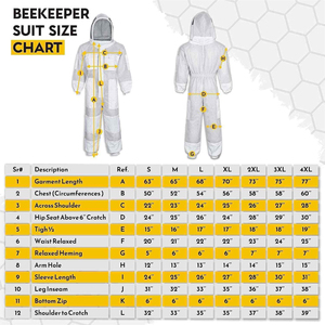 ชุดผู้เลี้ยงผึ้งแบบมืออาชีพ ระบายอากาศได้ดี ป้องกันเต็มตัว พร้อมฮู้ดถอดได้ ผ้าตาข่ายระบายอากาศ OEM - Product Image 6