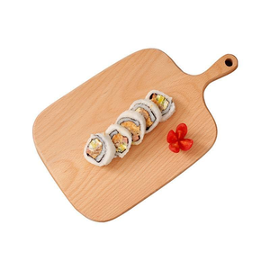 Planche à découper en bois avec poignée, planche à découper en bois, plateau de service pour fruits, pain, pizza - Product Image 1