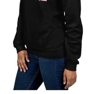 Sweat-shirt unisexe à col rond noir en molleton doux, pull à manches longues, décontracté, à porter tous les jours, confortable, style tendance - Product Image 6