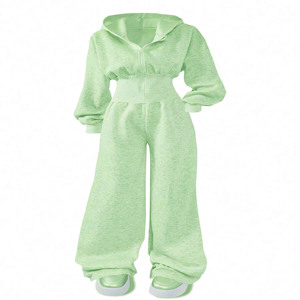 2026 Women Plus Size Sport Sets Breathable Lightweight Reversible Four-Way Stretch Winter <b>Jogging</b> <b>Suit</b> for Running Fitness Gym - Product Image 2