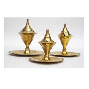 Quemador de Incienso Moderno de Latón de Alta Calidad, Hecho a Mano, Forma Circular Dorada para Loban, Bakhoor, Decoración del Hogar - Product Image 6