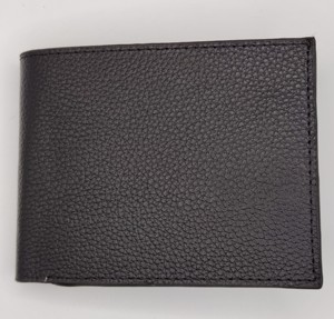 Tarjeteros Cortos de Cuero Genuino de Alta Calidad con Forro de Seda para Hombre, Protección RFID, Cartera Duradera, Fabricación Personalizada OEM - Product Image 1