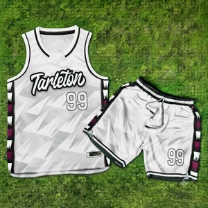 เสื้อบาสเก็ตบอล Rexfit Team Next - โพลีเอสเตอร์ 100% พิมพ์ลายแบบ Sublimation ระบายอากาศได้ดี คอวี แขนกุด สำหรับผู้ใหญ่ทุกเพศทุกวัย ขนาดมาตรฐาน OEM สำหรับทีม - Product Image 2