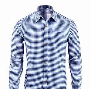 <b>Men</b>’s <b>Blue</b> Bavarian Trachten Oktoberfest <b>Shirt</b> Traditional Button Down Cotton S to 4XL - Product Image 1
