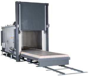 Four à résistance électrique Indotherm de haute qualité Capacité de 2 tonnes 1200Â ° C Max Temp ISO9001 Certifié Opération facile Foyer de bogie - Product Image 4