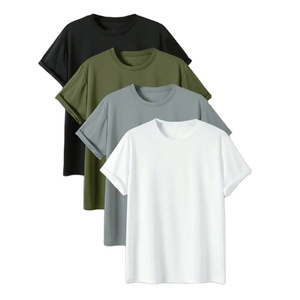 Camisetas de Manga Corta para Hombre, Lisas, de Alta Calidad, Clush Industries, 250 GSM, 100% Algodón, Transpirables, de Secado Rápido, con Impresión de Logotipo Personalizado - Product Image 1