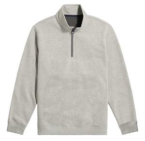 Personnalisé 100% Coton Polaire Demi Zip Pull Quarter 1/4 Zip Sweat Blanc Surdimensionné À Manches Longues Sweat Femmes À Capuche - Product Image 2