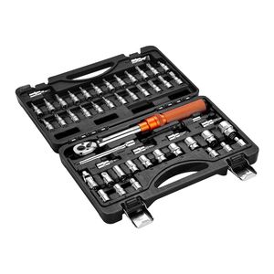 Set di chiavi dinamometriche a scatto con attacco da 1/4 di pollice, 20-240 Lbf/2.3-27.1 N.m, a doppia direzione, con doppia scala, 72 denti, precisione 3% - Product Image 5