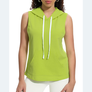 Camiseta sin mangas con capucha, nueva llegada, ligera, de secado rápido, para mujer, al mejor precio. - Product Image 1