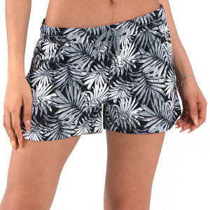 Nuevos pantalones cortos de playa a la moda para mujer, con diseño de color liso, ajuste perfecto, para nadar, uso diario informal, pantalones cortos de playa para mujer - Product Image 1