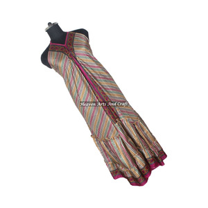 Nouvelle collection bohème été 2026, vêtements pour femmes, sari en soie indienne, robe d'été vintage, robe de soirée élégante pour femmes, sans manches - Product Image 1