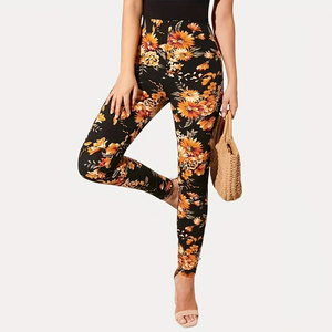 Comfortable Activewear Elastic High Waist Stretchable Fabric Good Supplier With Wholesale Rate OEM ODM Service Women Legging - Product Image 1