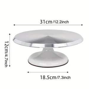 Support à gâteau décoratif classique en métal pour servir des cupcakes, des pâtisseries et des desserts, avec une finition élégante et une base solide. - Product Image 2