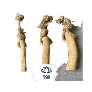 Alfombra y Cuerda de madera para masticar de granja de Loto Azul para mascotas, juguetes para masticar duraderos y café para mascotas, hueso de codo de gorila 2024 - Product Image 2