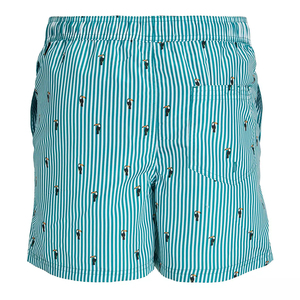 Shorts de Baño Casuales para Hombre, Secado Rápido, Ligeros, Cintura Elástica, Forro de Malla, Sublimados - Product Image 1