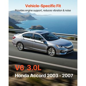 Kit de Soportes de Motor y Transmisión Compatible con Honda Accord 3.0L V6 2003-2007, Juego de 6 Piezas de Repuesto para OE - Product Image 4