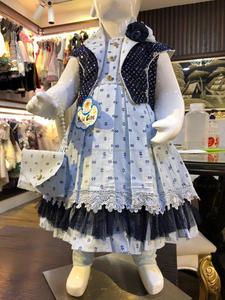 Đầm Em Bé Mới Nhất Với Ví Ưa Thích Chuỗi Áo Koti Cotton Frock Với Purse - Product Image 3