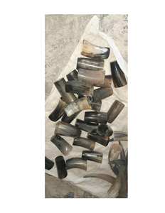 Verre à bière en corne de buffle, design décoratif fantaisie, fait main, en grès, style américain, haute qualité, quantité personnalisée - Product Image 3