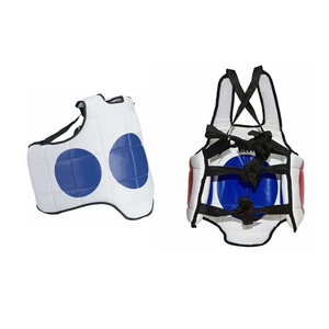 Pri9nted Leather Made Adjustable <b>Back</b> Closure Sports Taekwondo Chest Guards Best Price High Durable Taekwondo Chest <b>Protector</b> - Product Image 4