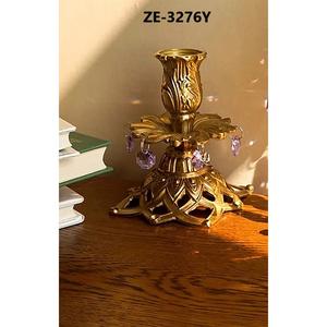 Portavelas de Doble Cristal, Candelabro Moderno para Cenas Elegantes, Farol de Cristal para Noches de Premiación, Hecho por Zahid Exports - Product Image 5