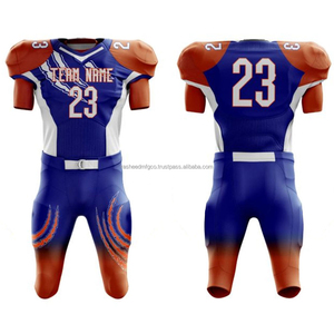 Custom Design American Football Uniforms Full Set Jersey And <b>Pants</b> Breathable <b>Mesh</b> Fabric OEM ODM Manufacturer - Product Image 1