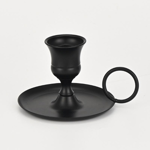 <b>Bow</b> Design Metal Candlestick <b>Holder</b> Set of 3 Modern Taper Candle <b>Holders</b> for Home Decoration Durable Metal Design - Product Image 2