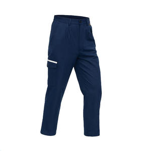 Pantalones de Trabajo de Seguridad Reflectantes con Logotipo Personalizado, de Algodón, para la Construcción, con Cintas Reflectantes - Product Image 3