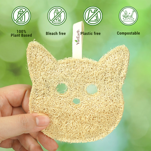 Corps naturel Luffa Douche Vente en gros Luffa Maille Éponge de bain pour hommes et femmes Peut utiliser la cuisine Éponge de haute qualité Luffa - Product Image 1