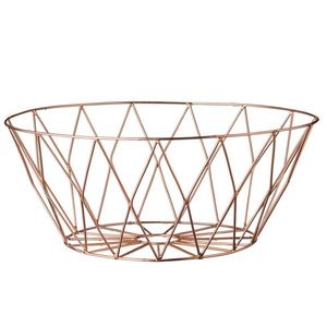 Decorative Metal <b>Wire</b> <b>Basket</b> for Home Storage Organizer and Modern Interior Styling - Product Image 3