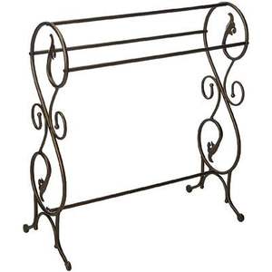 Soporte metálico para toallas, organizador de almacenamiento para baño con barras de varios niveles y estructura de acero resistente - Product Image 1