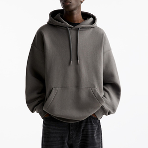 Sudadera con Capucha Extra Grande para Hombre, 100% Algodón Grueso, Impresión de Logotipo Personalizado, Cuello con Capucha de Alta Calidad para la Temporada de Otoño - Product Image 1