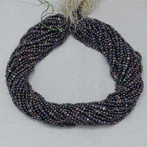 Perlas de Agua Dulce Naturales Negras Arcoíris de 3mm 3.5mm, Perlas en Bruto, Certificadas por IGI, Perlas de Piedra Natalicia, Joyería de Moda 2026 - Product Image 4