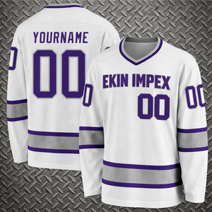 Ekin Impex Maillot de Hockey Professionnel de Haute Qualité en Polyester Personnalisé avec Étiquettes Privées - Product Image 3