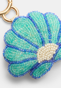 Porte-clés en perles pour femmes, porte-clés en perles faits à la main, motifs de broderie, design personnalisé écologique, luminescent dans le noir MULTI - Product Image 5