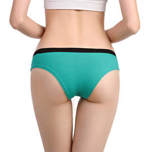 Ensemble de lingerie sexy en dentelle pour femme, soutien-gorge sans armatures et culotte sans couture, broderie, lingerie intime, 100% coton, antibactérien, ODM - Product Image 3
