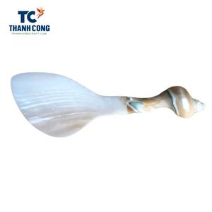 Produit tendance chaud de haute qualité Cuillère en coquille de mer naturelle pour ustensiles de cuisine Cuillères de service en nacre Serveurs à salade - Product Image 3