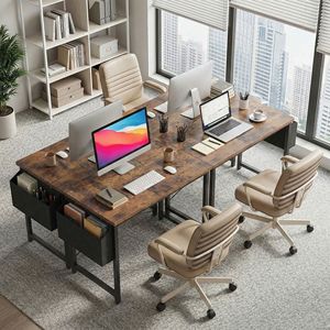 <b>Laptop</b> Table with Storage Bag and Hook Modern Simple Style Home Office <b>Desk</b> for Small Spaces Study Writing Table 44 Inch - Product Image 5